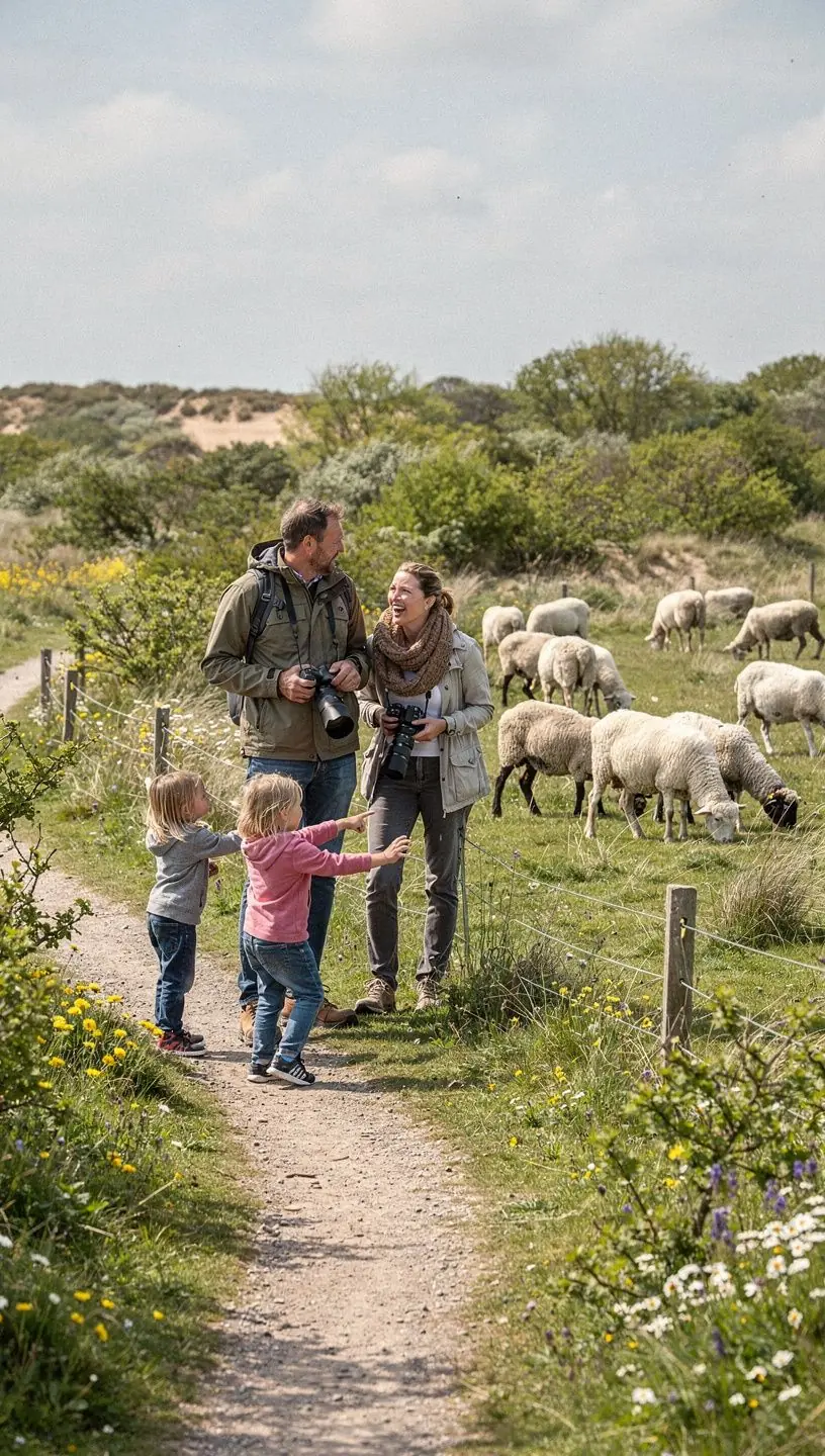 Gezellige eettafel met verse zeevruchten en lokale gerechten in een restaurant.